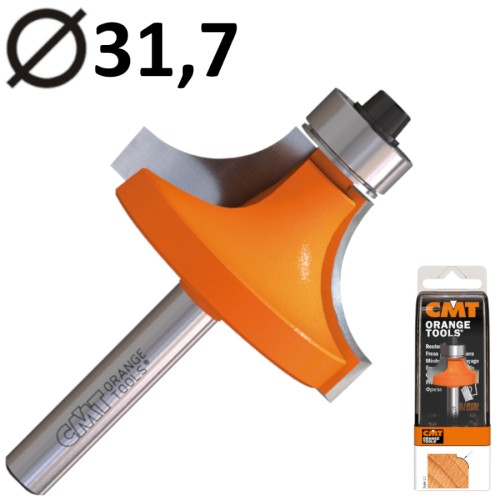 CMT 938.317.11 Frez zaokrąglający 31,7mm R9,5 z dolnym łożyskiem HM Z2