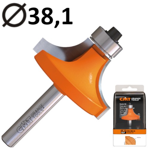 CMT 938.380.11 Frez zaokrąglający 38,1mm R12,7 z dolnym łożyskiem HM Z2