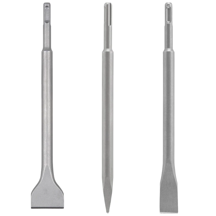 WOLFCRAFT Zestaw 3 dłut do betonu cegły SDS-Plus 8605000