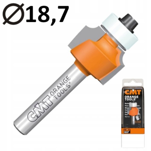 CMT 738.187.11 Frez zaokrąglający do drewna 18,7mm R3 z łożyskiem typu Delrin®