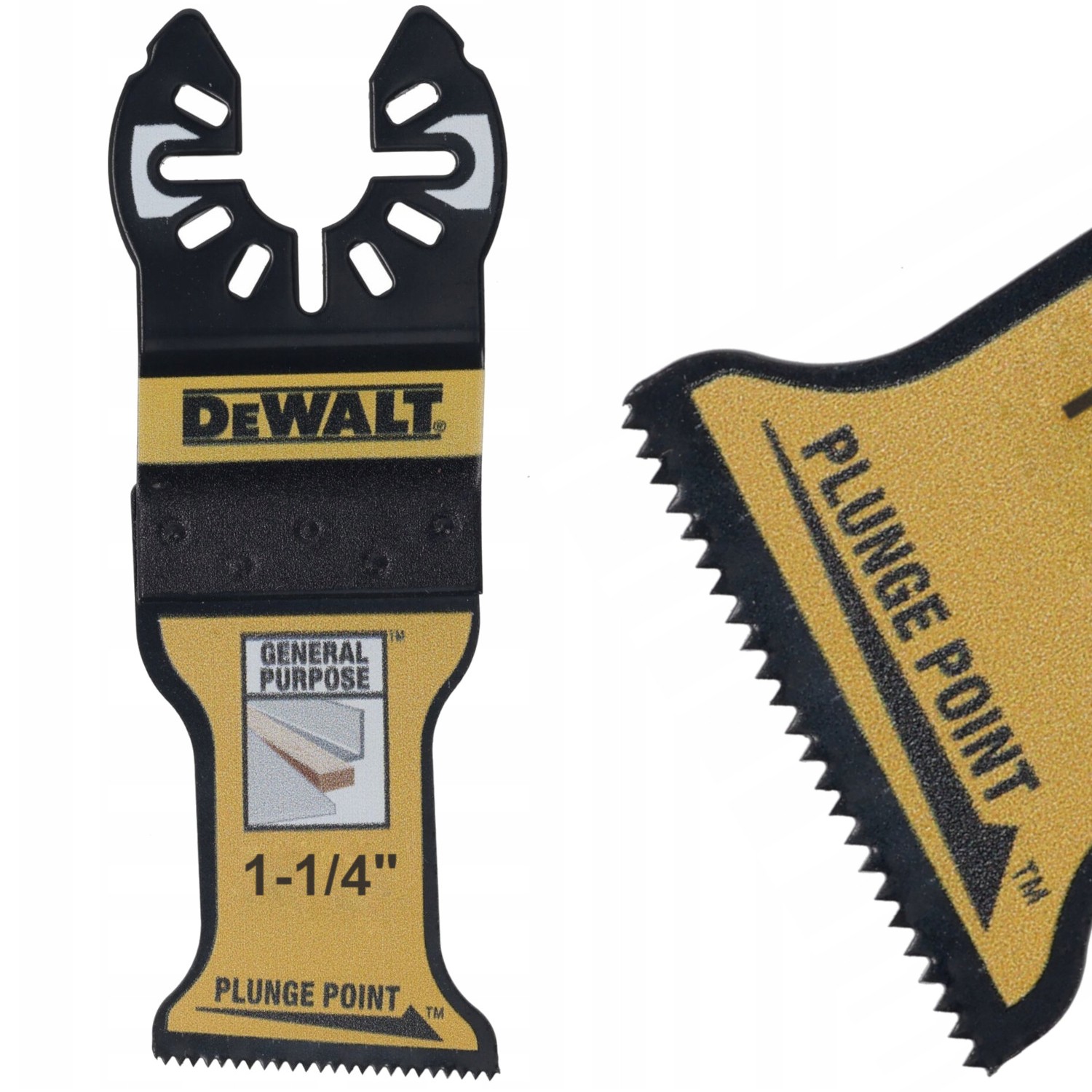 DeWALT Brzeszczot BiM 32 x 43 mm do cięcia drewna z gwoździami 1szt DT20778