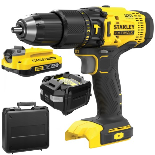 STANLEY SFMCD711BK Wiertarko Wkrętarka udarowa 18V 50Nm Akumulator 2Ah Ładowarka FatMax V20