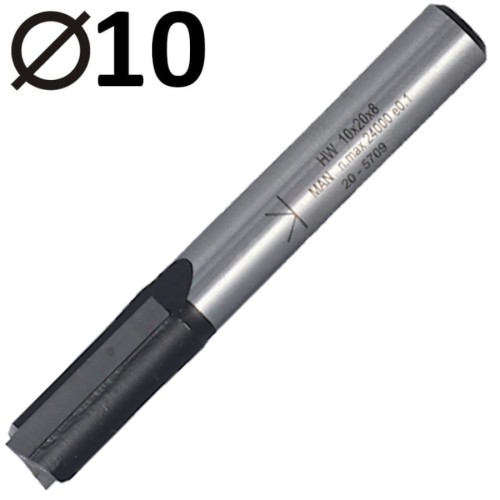 CMT 174.100.11 Frez prosty wiercący do drewna 10 x 20mm HM Z2+1