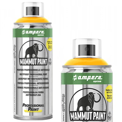 Farba do renowacji sprzętu żółta MAMMUT PROFESSIONAL PAINT AMPERE 632002303