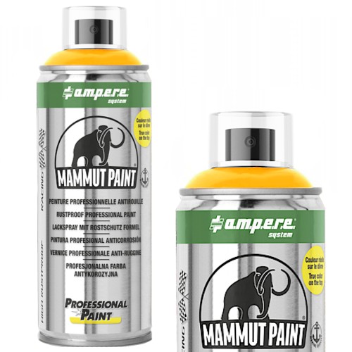 Farba do renowacji sprzętu żółta MAMMUT PROFESSIONAL PAINT AMPERE 632002303