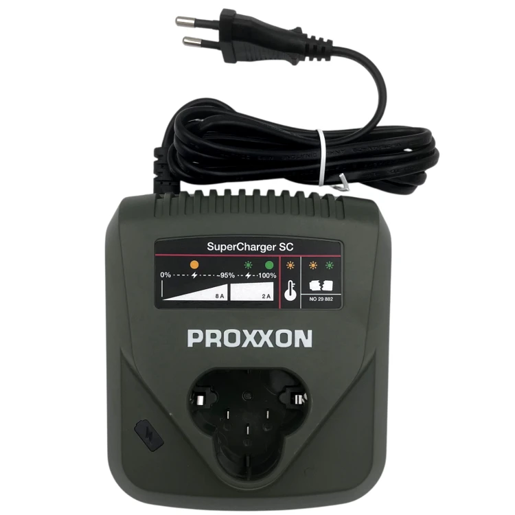 Szybka ładowarka SuperCharger 12.6V 8A do akumulatorów Tabless Li/TL3 PROXXON 29882