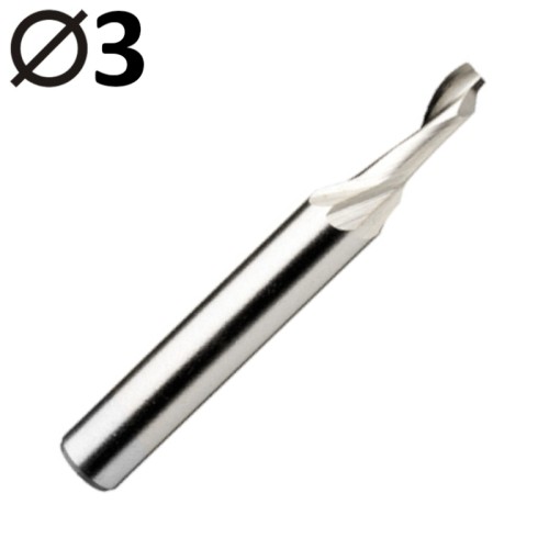 CMT-188.030.51 Frez spiralny do aluminium wykańczający HSS 5% Z1