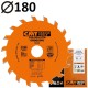 CMT 240.050.07M Tarcza frez piłkowy do rowkowania drewna sklejki 180 x 30mm 18z INDUSTRIAL
