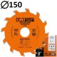 CMT 240.060.06M Tarcza frez piła do rowkowania CNC 150 x 30mm 12z INDUSTRIAL