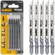 DEWALT DT2207 Brzeszczoty XPC do wyrzynarek do cięcia drewna T101BR - 5szt.