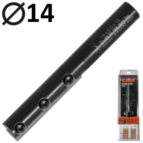 CMT 652.141.11 Frez prosty trzpieniowy 12mm na płytki wymienne do płyty wiórowej i MDF