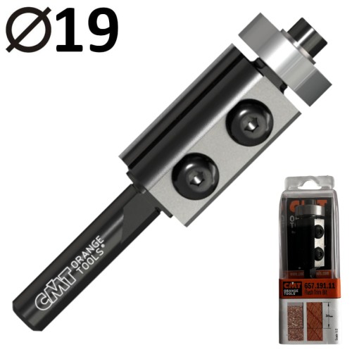 CMT 657.191.11 Frez prosty do obcinania laminatu 19mm płytki wymienne HM Z2