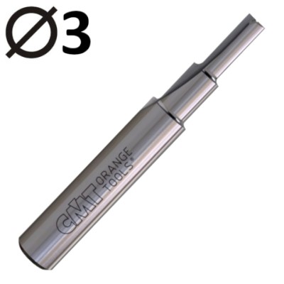 CMT 711.030.11 Frez prosty do drewna 3mm seria krótka VHM Z2