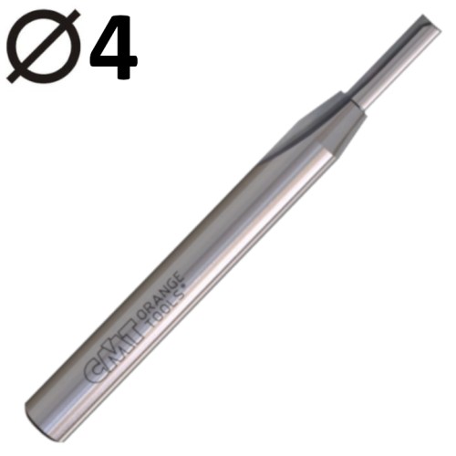 CMT 712.040.11 Frez prosty do drewna 4mm seria krótka VHM Z2