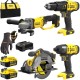 STANLEY SFMCK469M2 Zestaw elektronarzędzi 18V FatMax V20 + Rękawice GRATIS