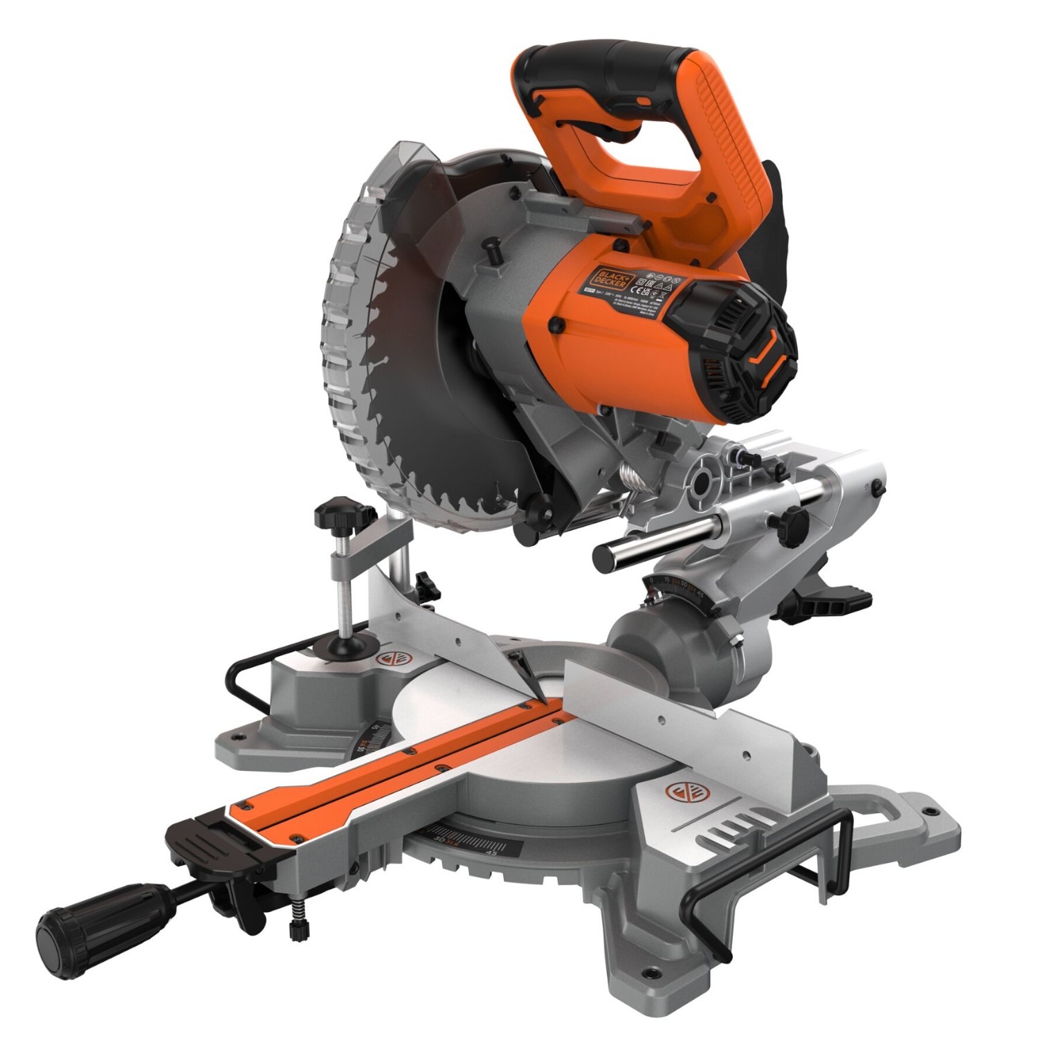 Ukośnica sieciowa piła 1500W tarcza 216mm pilarka tarczowa ukosowa Black Decker BES701