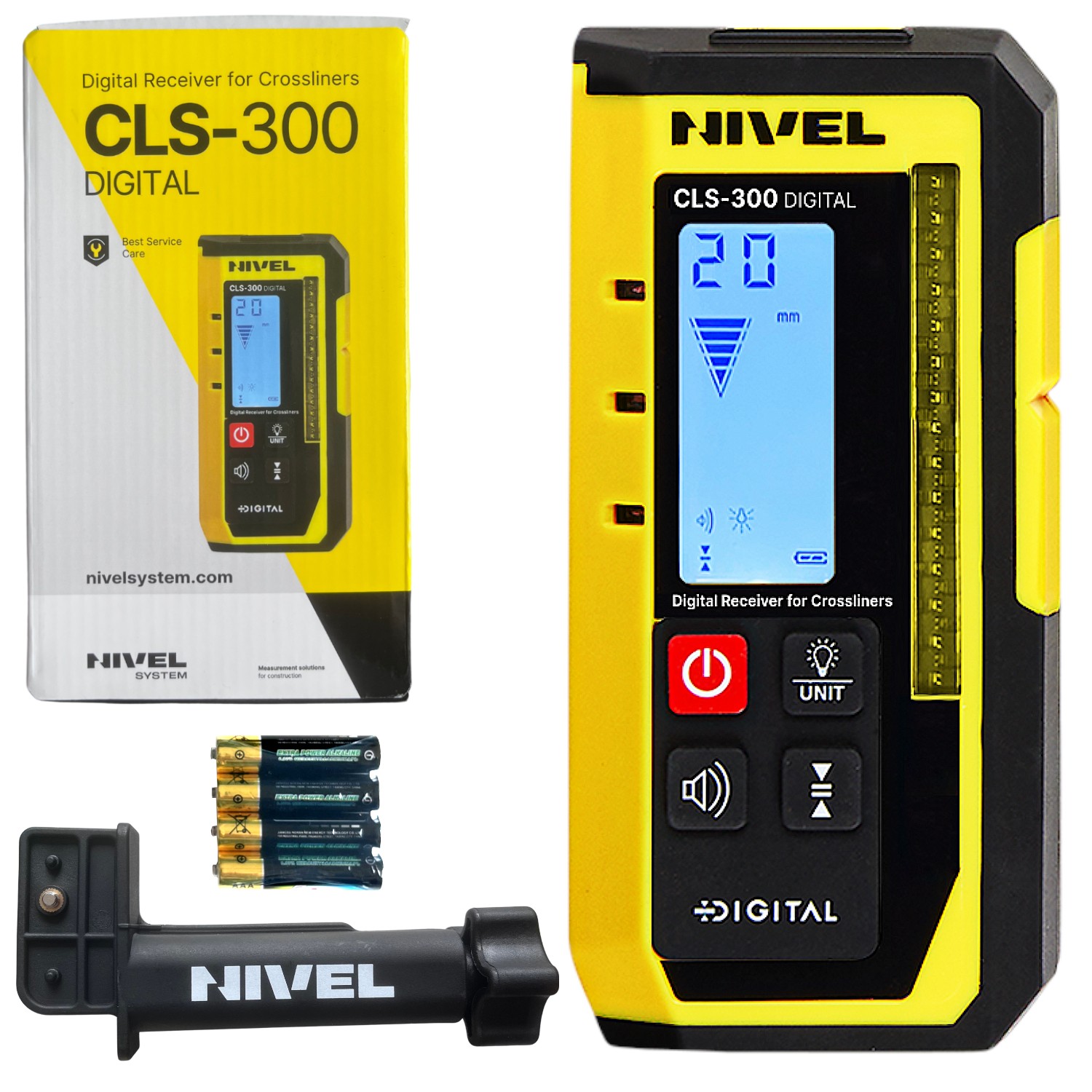 Odbiornik laserowy Nivel System CLS-300 DIGITAL
