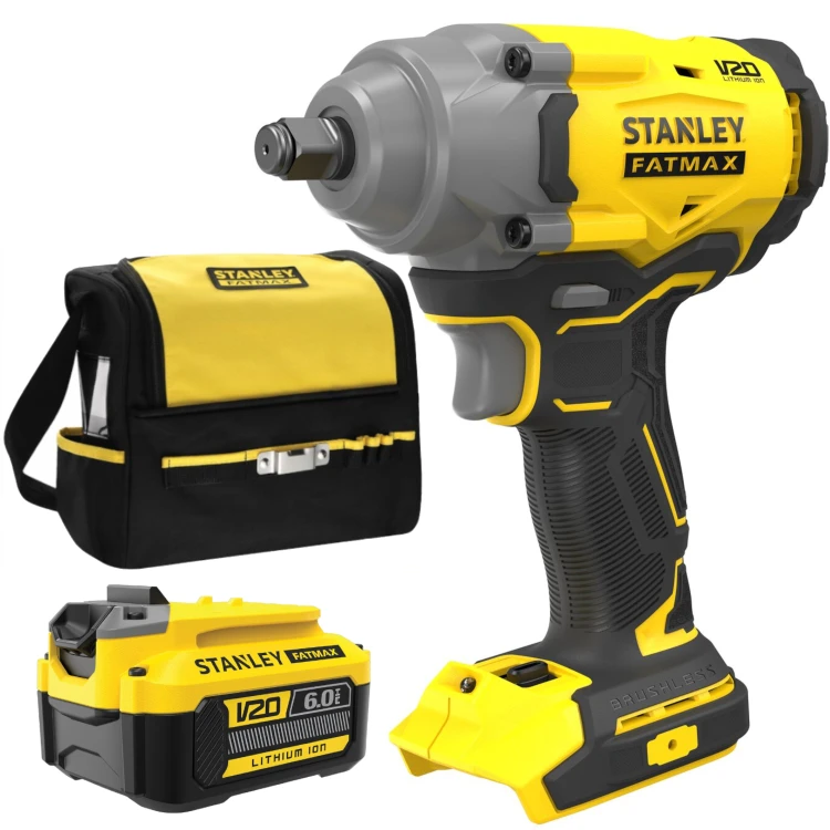 Klucz udarowy body 18V seria V20 Stanley SFMCF920B + aku 6Ah SFMCB206 + torba