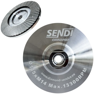 Tarcza listkowa diamentowa GRIND PRO Ø115mm #60 SENDI