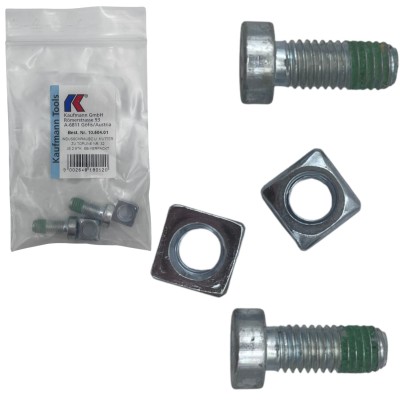 KAUFMANN Komplet zamienny 2 x śruba + 2 x nakrętka część P32 10.504.01 do przecinarek Kaufmann TopLine PRO, ROCK i Standard