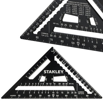 Kątownik ciesielski aluminiowy 180mm stolarski FatMax Stanley STHT46101-0
