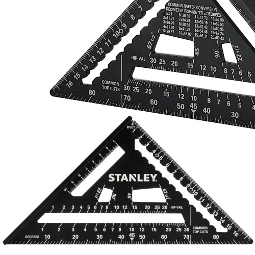 Kątownik ciesielski aluminiowy 180mm stolarski FatMax Stanley STHT46101-0