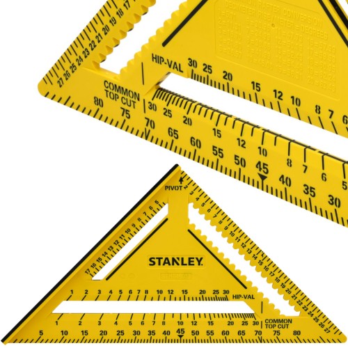Kątownik dwukolorowy ciesielski 300mm stolarski Stanley STHT46013-0