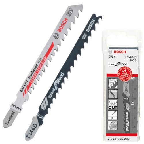 Zestaw brzeszczotów do drewna 26 szt T 144 D T 144 DHM Expert Bosch
