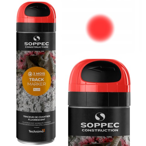 SOPPEC TRACK MARKER Farba geodezyjna czerwona 500ml