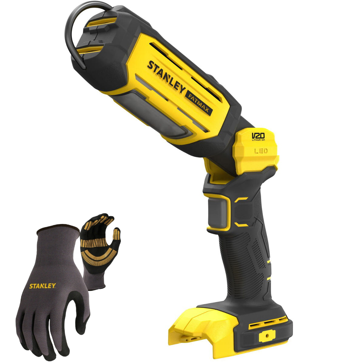 STANLEY SFMCL050B Lampa akumulatorowa obrotowa 18V V20 + Rękawice