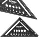 Kątownik przymiar dekarski 18cm z odłączaną krawędzią Sola TDS 18 56160601