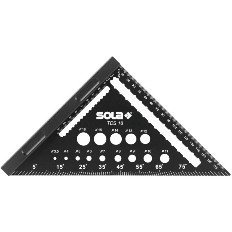 Kątownik 18cm z odłączaną krawędzią Sola TDS 18 56160601