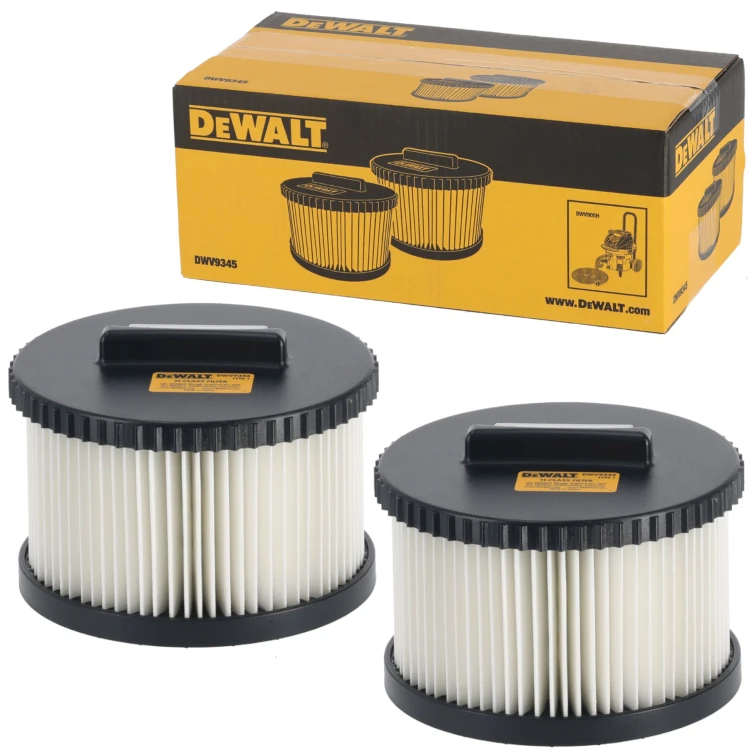 DeWALT DWV9345 Zestaw 2 filtrów klasy H do odkurzacza DWV905
