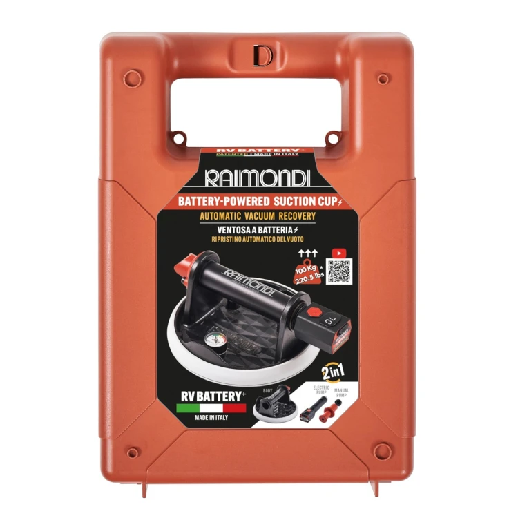 RAIMONDI RV175 Przyssawka próżniowa 175mm + tłok elektryczny z walizką 185WA02VRVBR1
