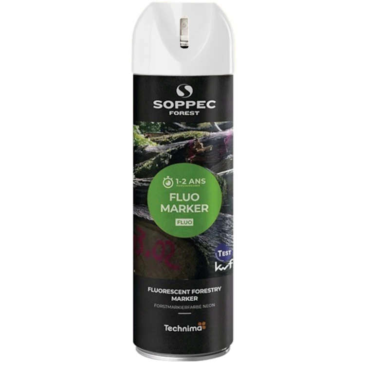 Farba w sprayu do znakowania biała 500ml SOPPEC Fluo Marker 131300