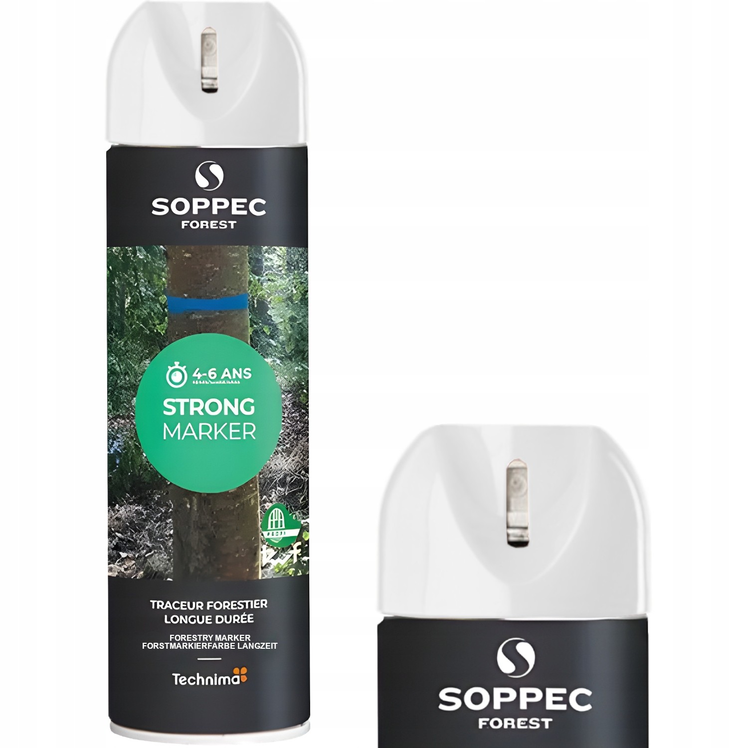Farba w sprayu do znakowania drzew biała 500ml SOPPEC Strong Marker 131700
