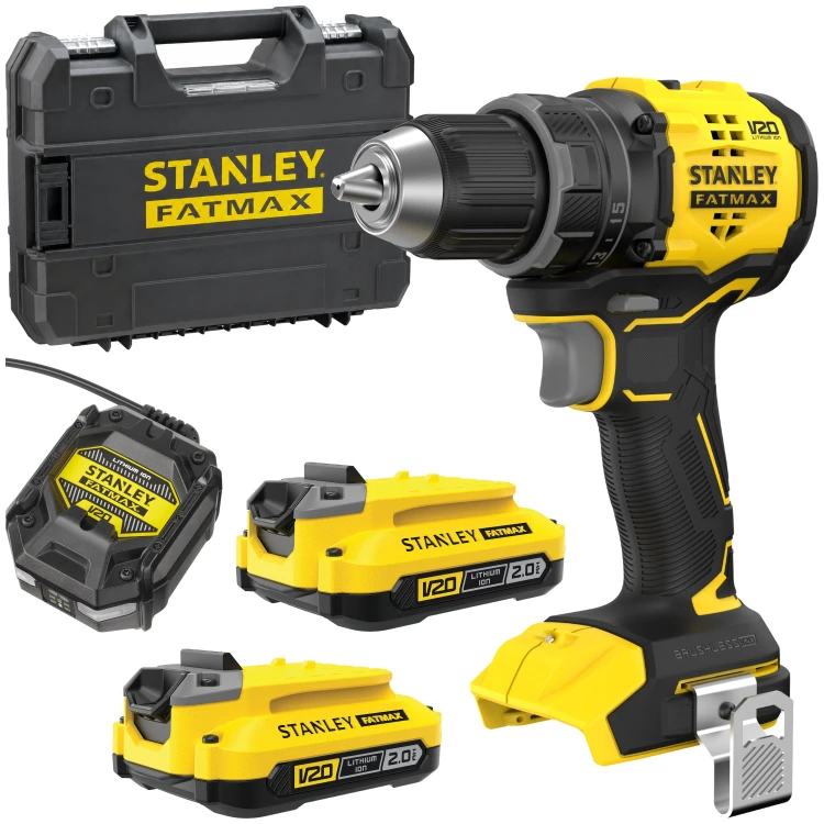Wiertarko wkrętarka akumulatorowa 18V 65Nm 2x 2,0Ah Stanley V20 SFMCD714D2T