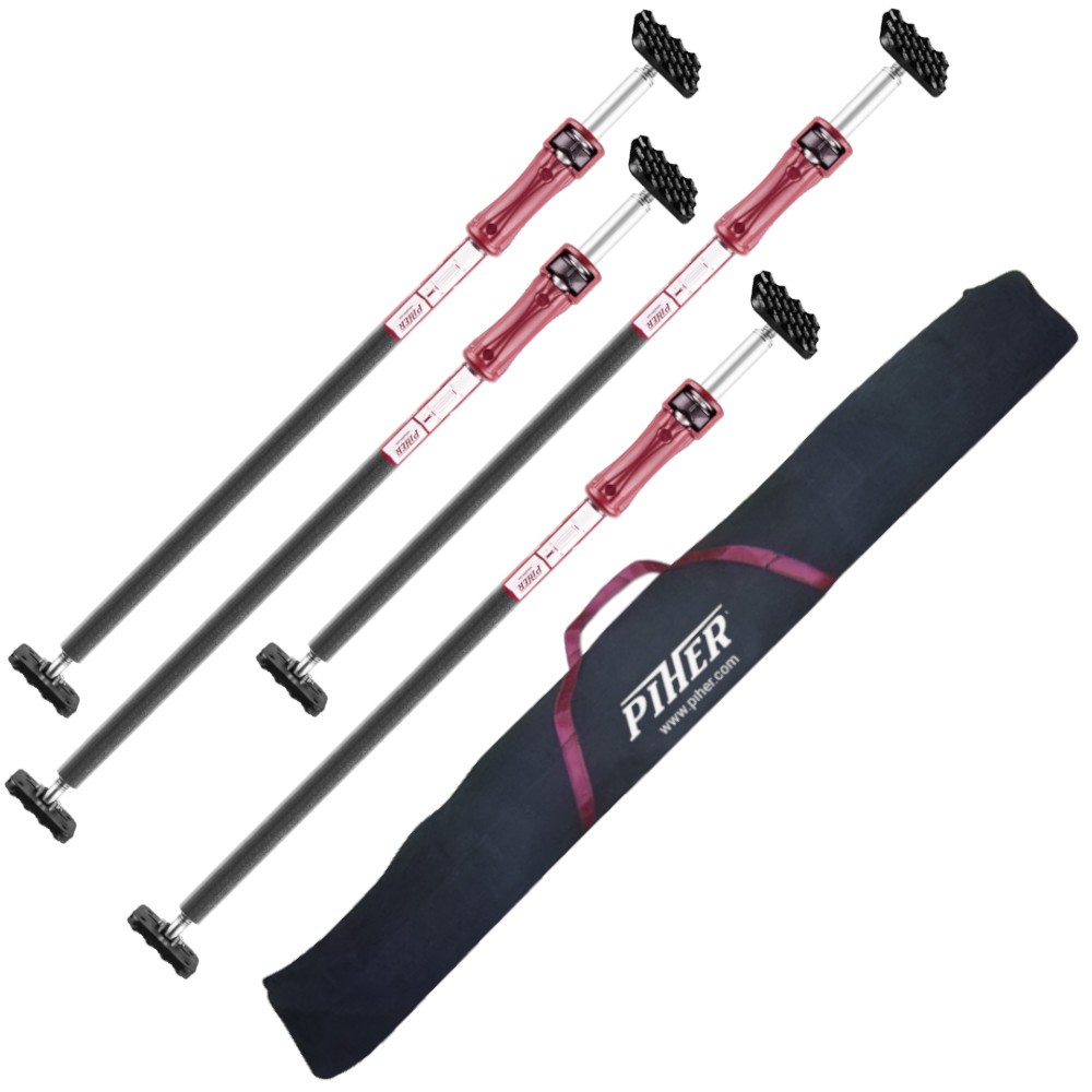 PIHER 4x Multi-podpora teleskopowa P2 95 x 170cm 300kg + Torba