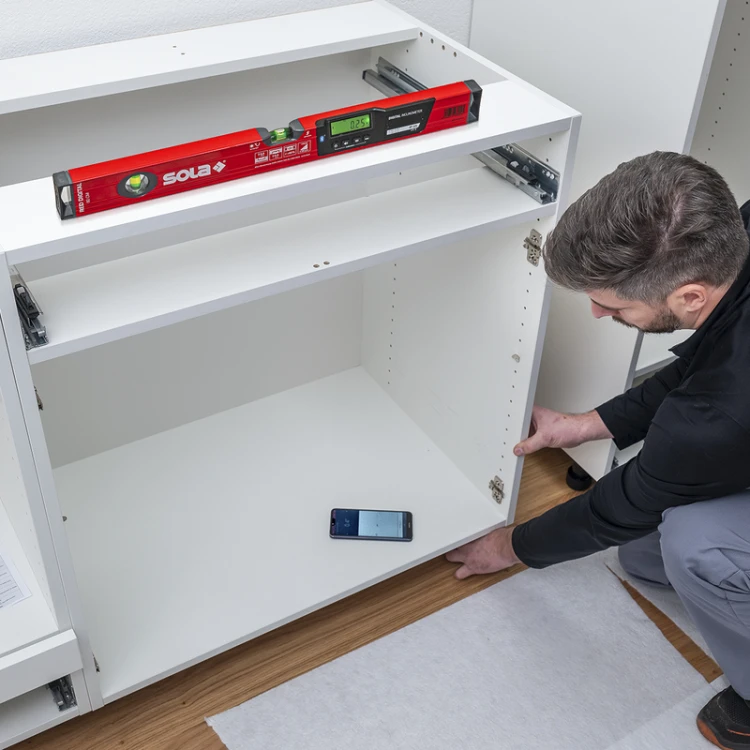 Zastosowanie poziomicy elektronicznej cyfrowej magnetycznej REDM 60 cm