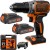 Wiertarko wkrętarka bezszczotkowa 18V 2x 1.5Ah 52Nm Black Decker BL186KB