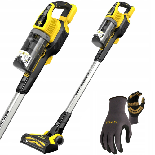 STANLEY V20 Odkurzacz ręczny pionowy 3w1 18V SFMCVS001 /body/ + Rękawice