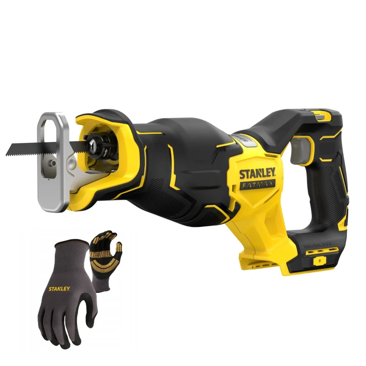 STANLEY SFMCS310B Pilarka szablasta body 18V seria V20 + Rękawice