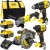 Zestaw 4 elektronarzędzi akumulatorowych 18V Stanley Fatmax V20 SFMCK459M2S