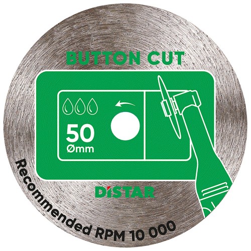 Distar Tarcza do gresu i ceramiki 50x5,8x0,8mm ButtonCut