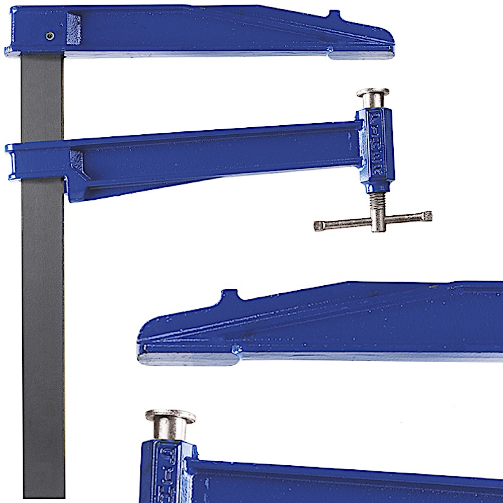 Ścisk śrubowy tłokowy zacisk CLAMP K 50cm max. ramię 30cm 500kg Piher 06050