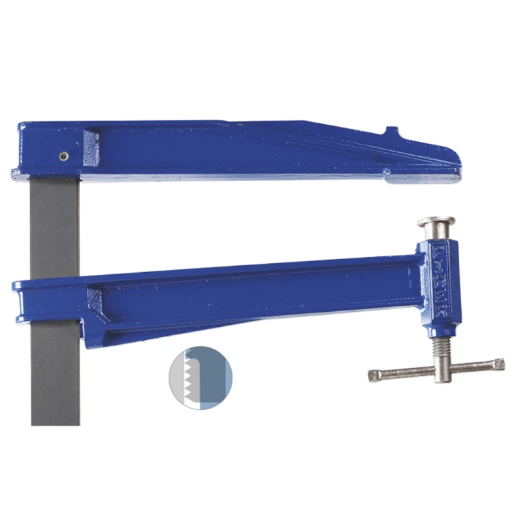 Ścisk śrubowy zacisk CLAMP K 50cm ramię 30cm 500kg Piher 06050