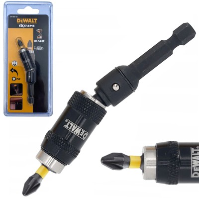 Obrotowy uchwyt magnetyczny + bit PZ2 Extreme Impact DeWALT DT7505