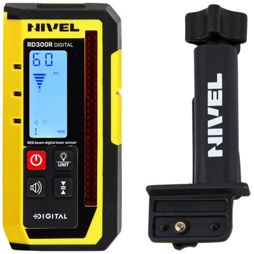 Czujnik laserowy Nivel System RD300R Digital + Uchwyt