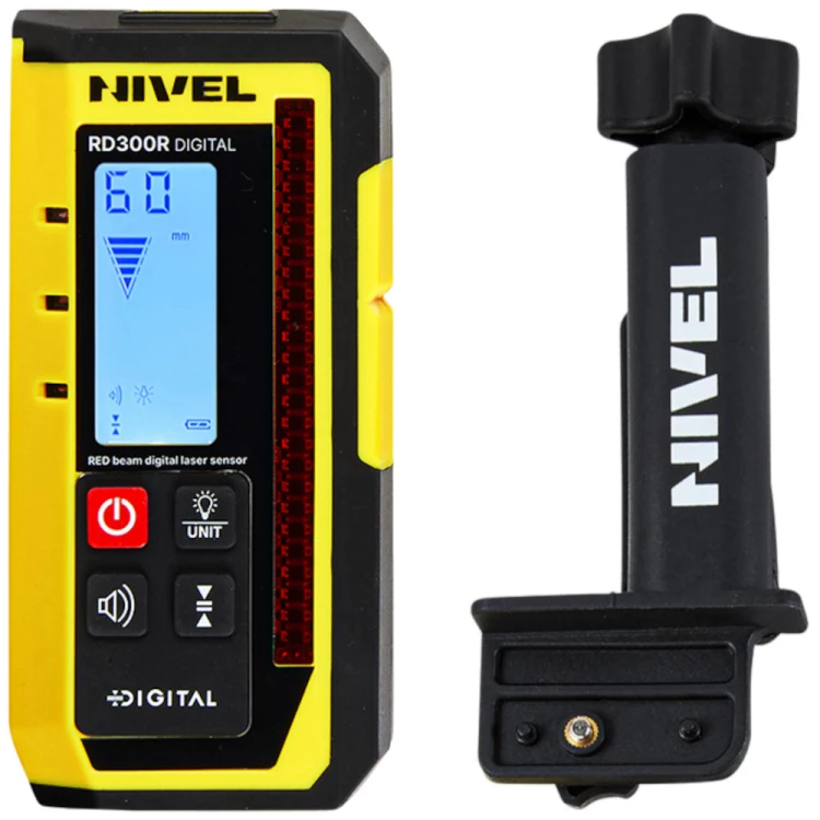 Czujnik laserowy Nivel System RD300R Digital + Uchwyt