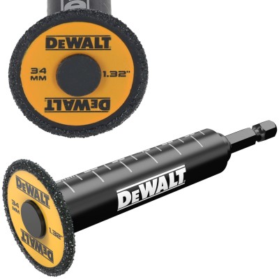 Przystawka udarowa z tarczą diamentową 34mm 1/4" Dewalt DT20563
